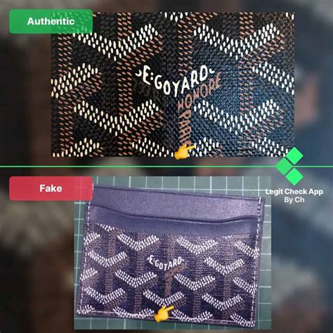 fake goyard how to tell|how to authenticate goyard.